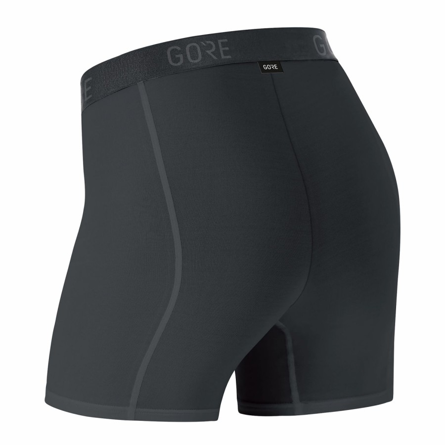 HERREN GOREWEAR Shorts | M Gore® Windstopper® Base Layer Boxer Shorts Black