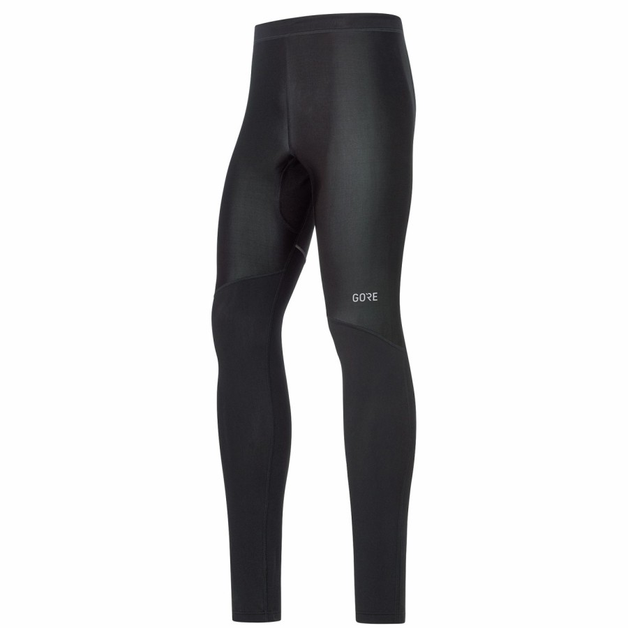 HERREN GOREWEAR Tights | R3 Partial Gore® Windstopper® Tights Black